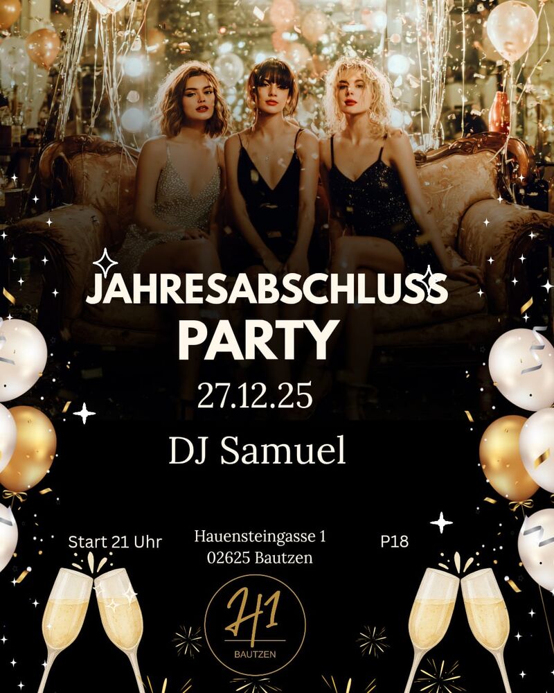 Jahresabschluss Party Titelbild