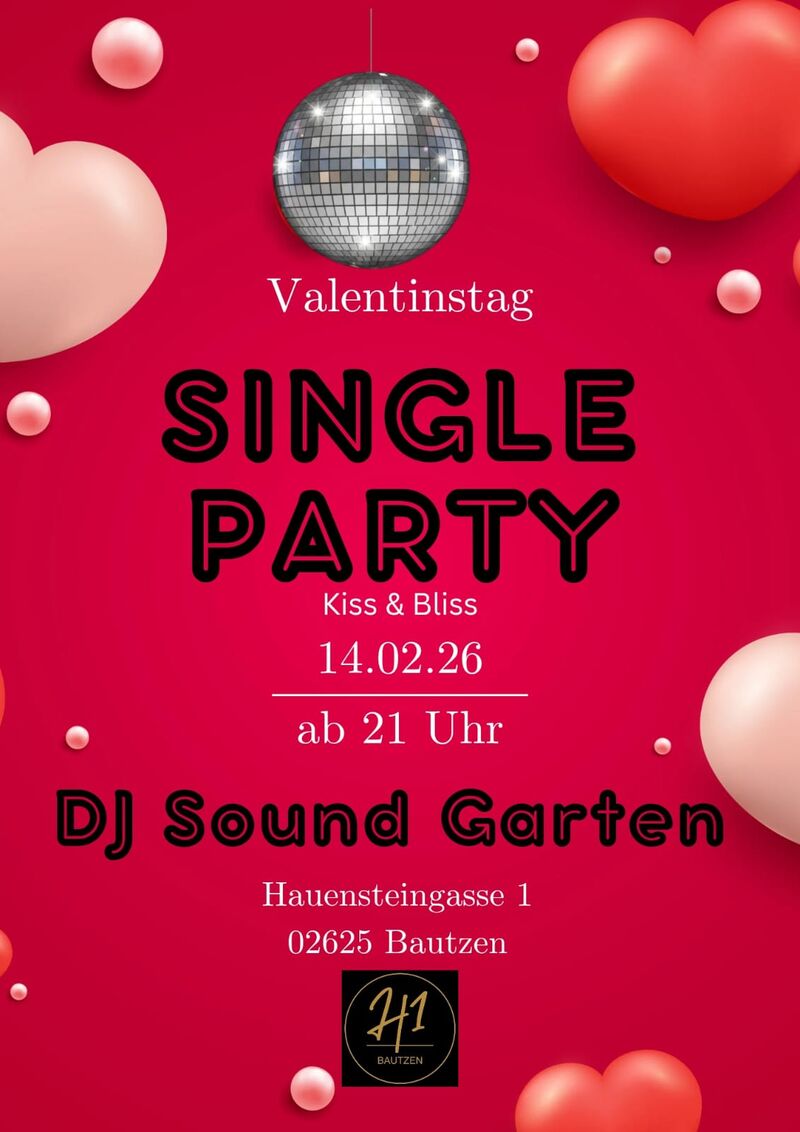 Single Party - Kiss & Bliss Titelbild